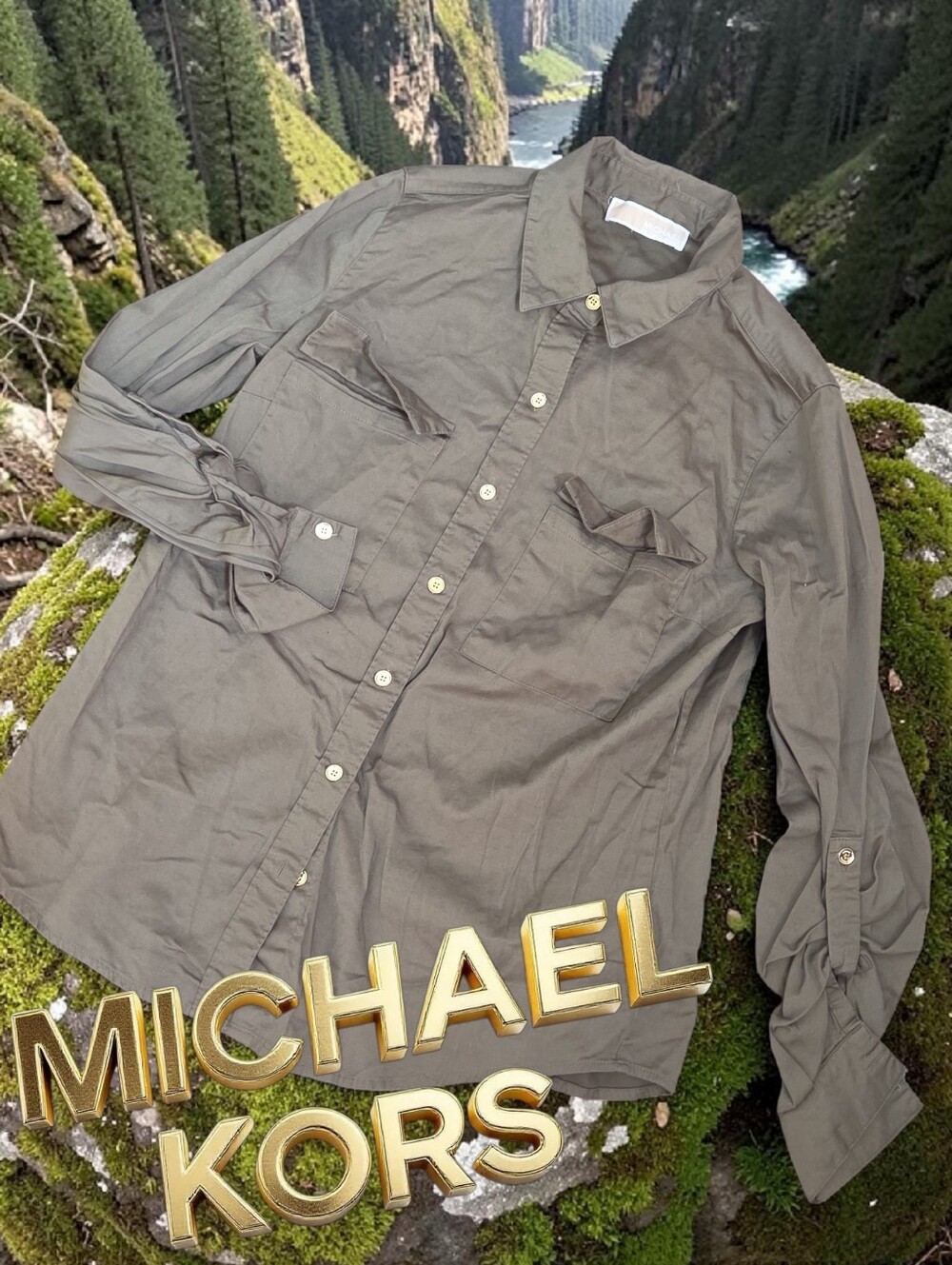 *1704 Michael Kors blouse top Women size Small